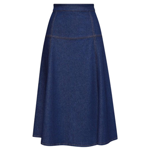 Denim A-Line Skirt
